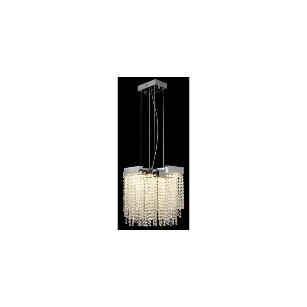 Bethel International LED Chandelier in Chrome Color