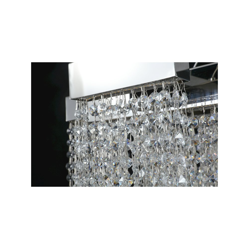 Bethel International LED Chandelier in Chrome Color