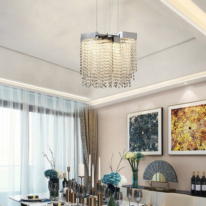 Bethel International LED Chandelier in Chrome Color