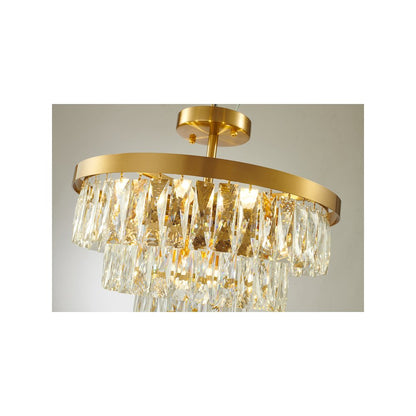 Semi Flush Mount in Gold Color