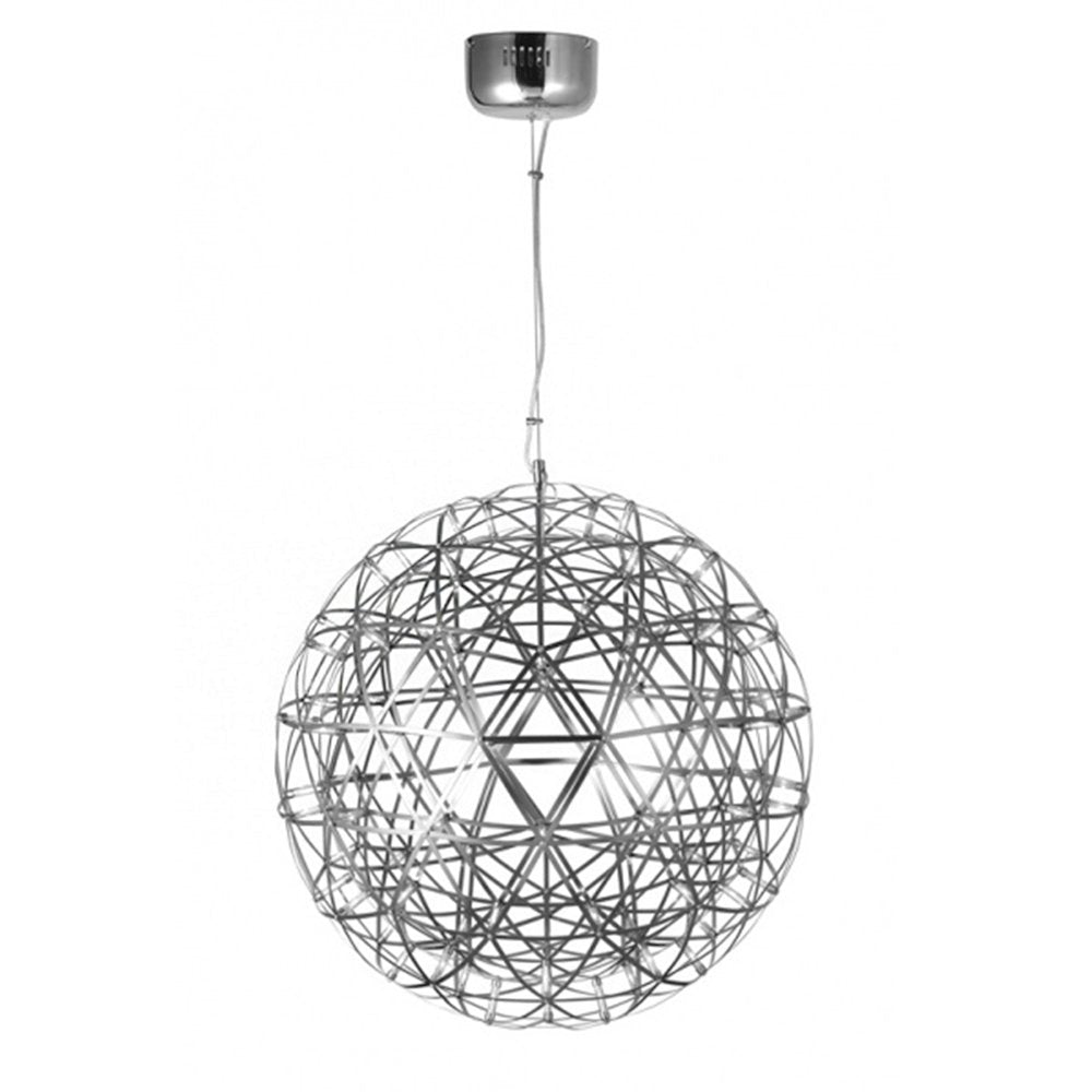 92-Light Satin Nickel Stainless Steel LED Chandelier