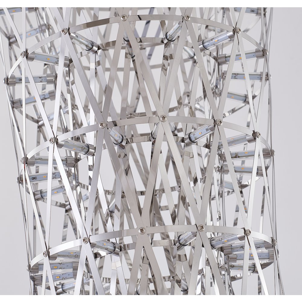 255-Light Chrome LED Stainless Steel Floor Lamp