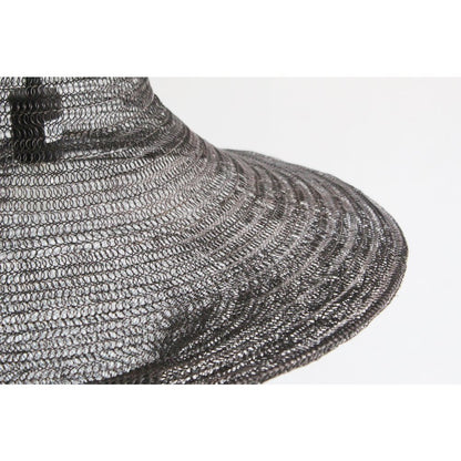 1-Light Satin Black Pendant With A Chain Basket Shade