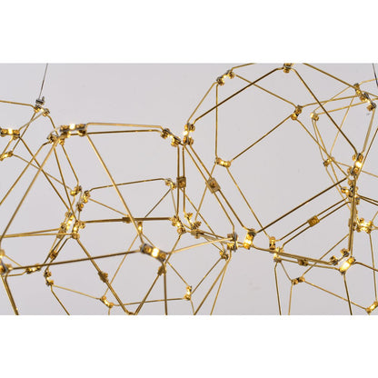 168-Light Gold Stainless Steel LED Chandelier