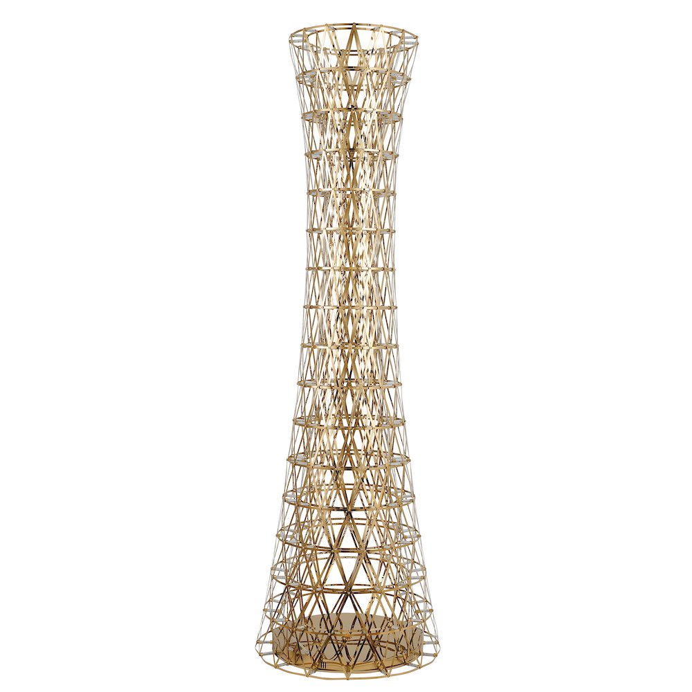 255-Light Gold LED Stainless Steel Floor Lamp