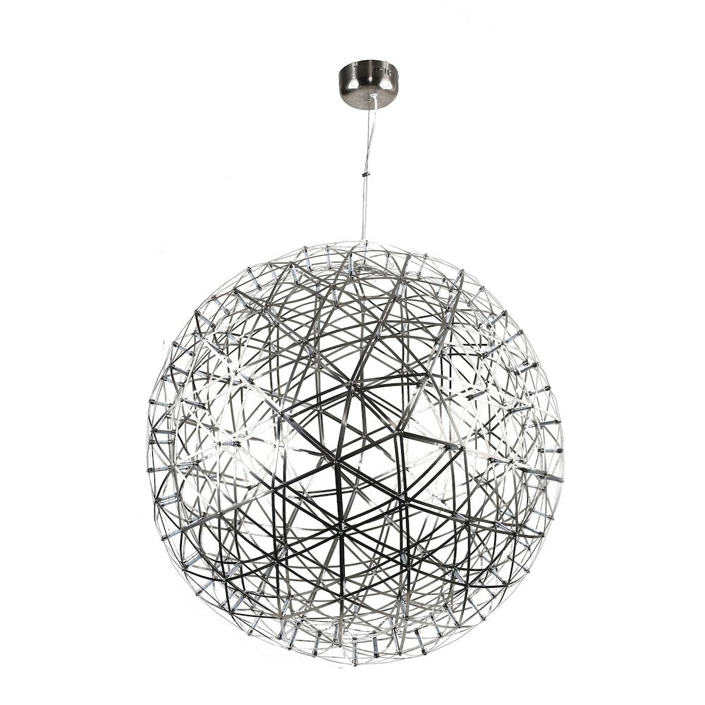 162-Light Satin Nickel Stainless Steel LED Chandelier