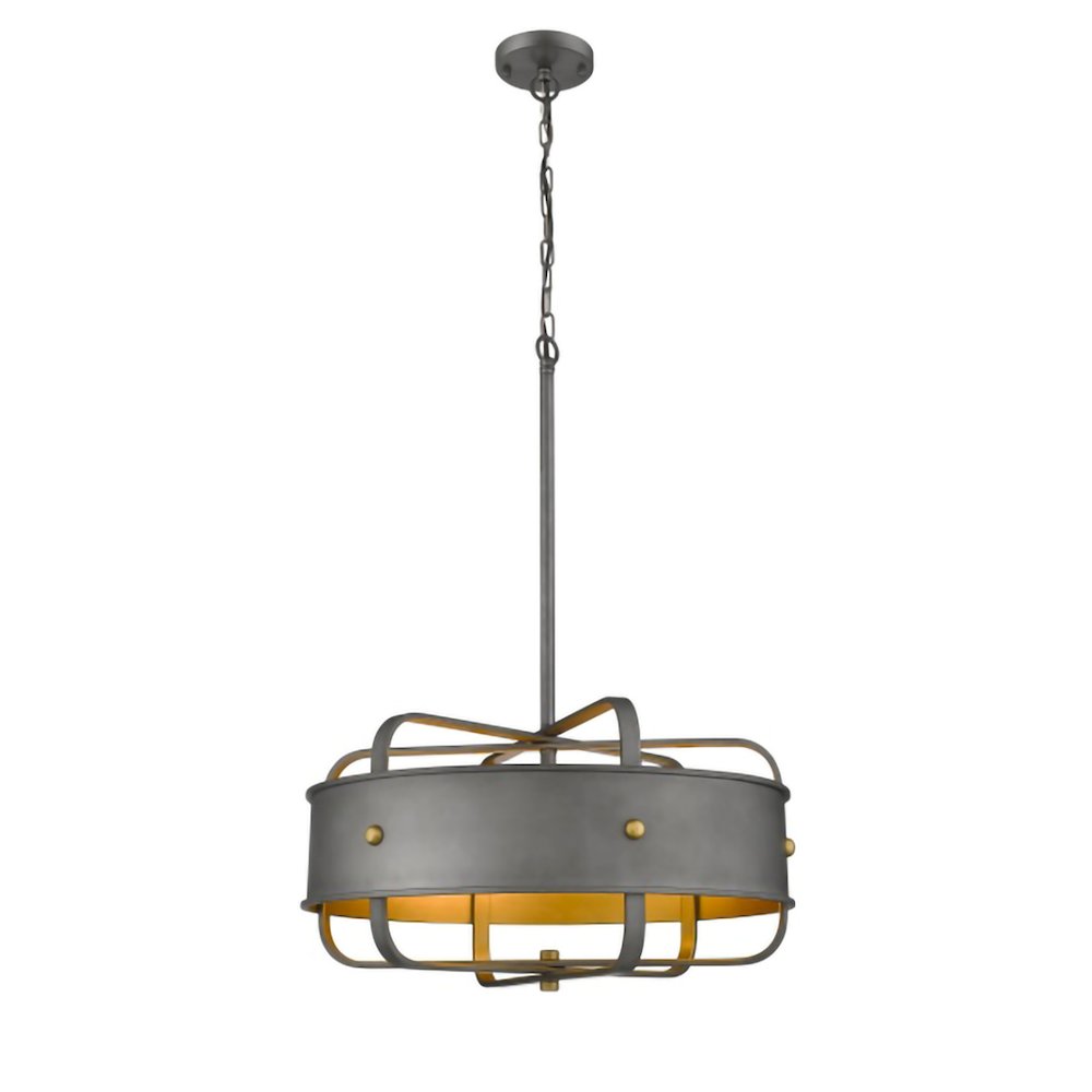 Bethel International Chandelier in Gold Color