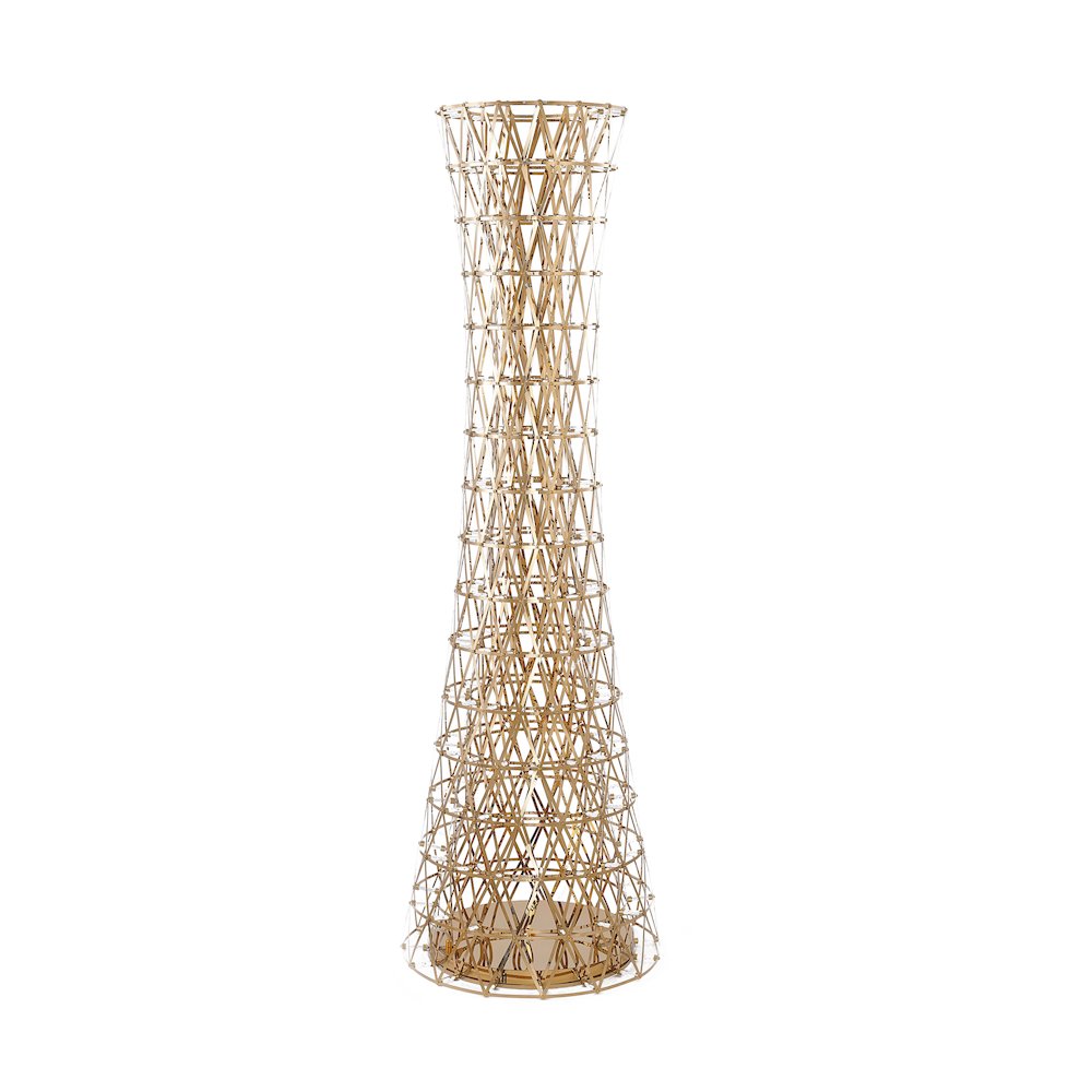 255-Light Gold LED Stainless Steel Floor Lamp