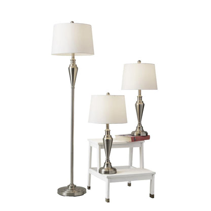 Glendale 3 Piece Floor and Table Lamp Set