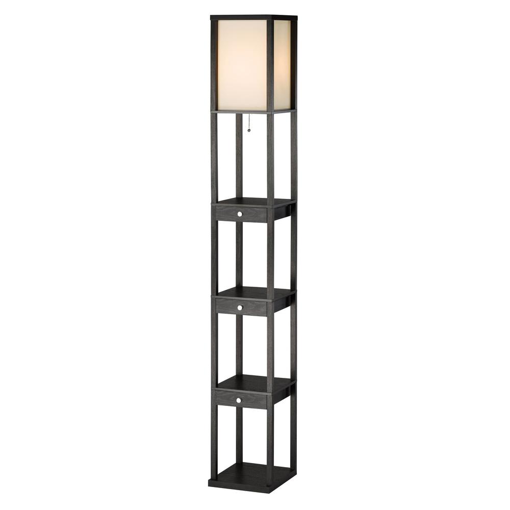 Murray Three Drawer Shelf Lamp