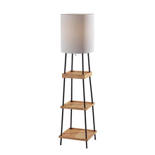 Henry AdessoCharge Shelf Floor Lamp- Natural