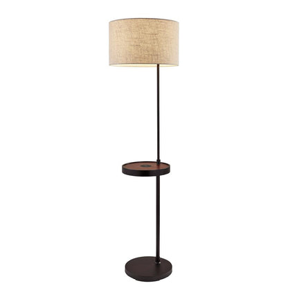 Oliver Wireless Charging Shelf Floor Lamp