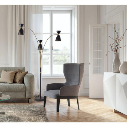 Oscar 3-Arm Arc Lamp