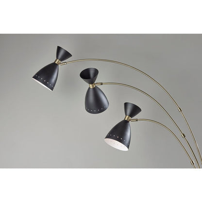 Oscar 3-Arm Arc Lamp