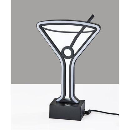 Infinity Neon Martini Glass Table/Wall Lamp