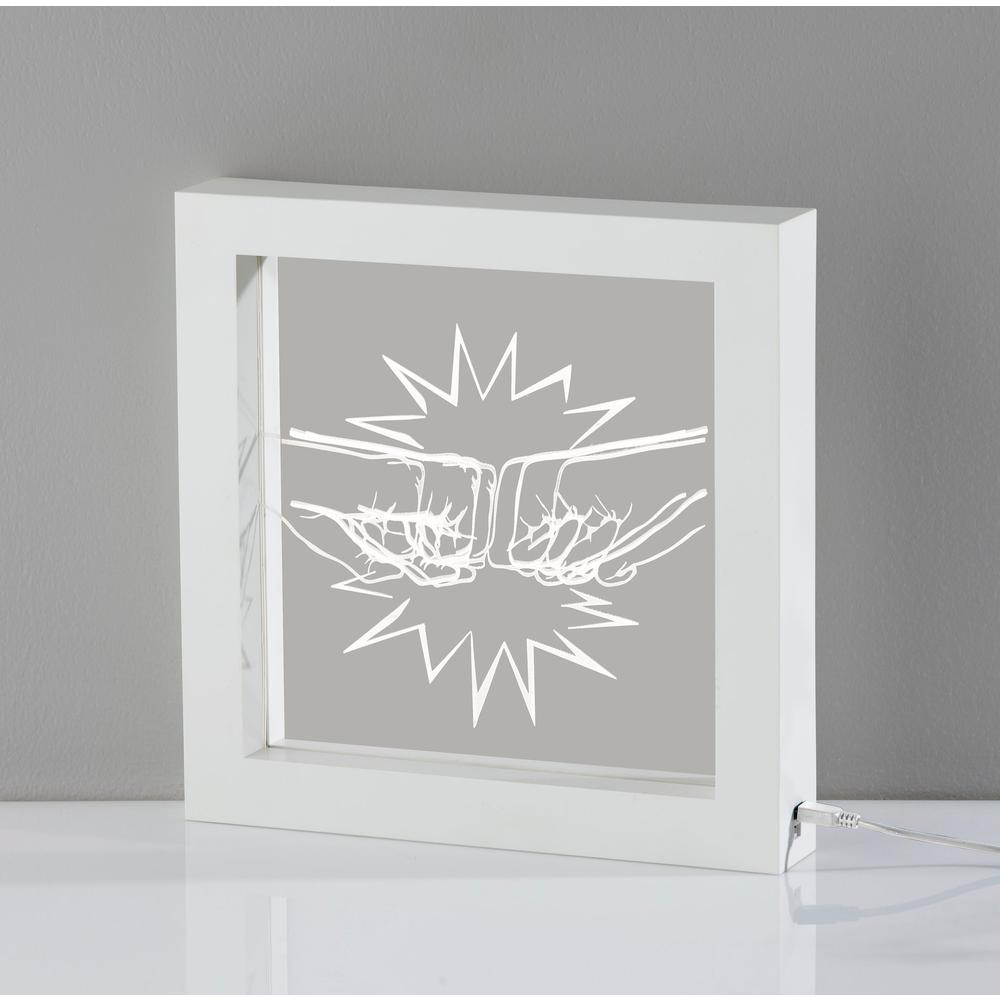 Fist Bump Video Light Box