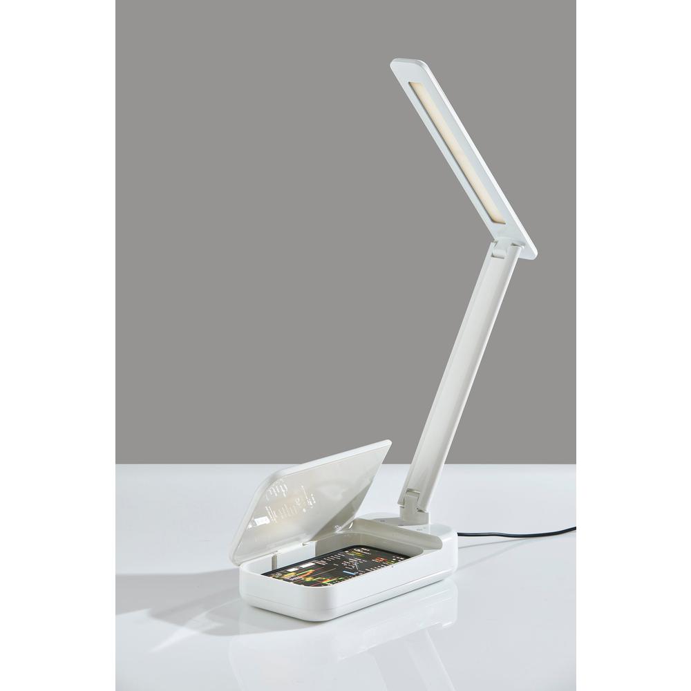 UV-C Sanitizing Desk Lamp w. Wireless Charging & Smart Switch