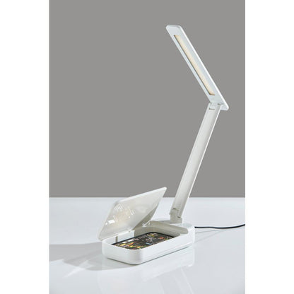 UV-C Sanitizing Desk Lamp w. Wireless Charging & Smart Switch