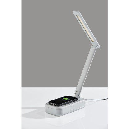 UV-C Sanitizing Desk Lamp w. Wireless Charging & Smart Switch