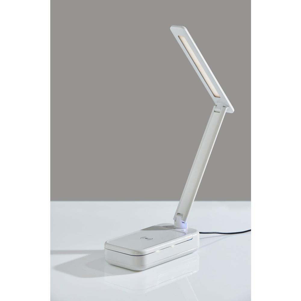 UV-C Sanitizing Desk Lamp w. Wireless Charging & Smart Switch