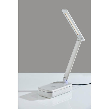 UV-C Sanitizing Desk Lamp w. Wireless Charging & Smart Switch