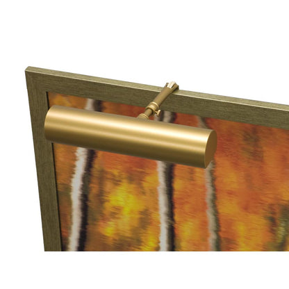 Contemporary 9" Gold Smooth Plug-In Picture Lights