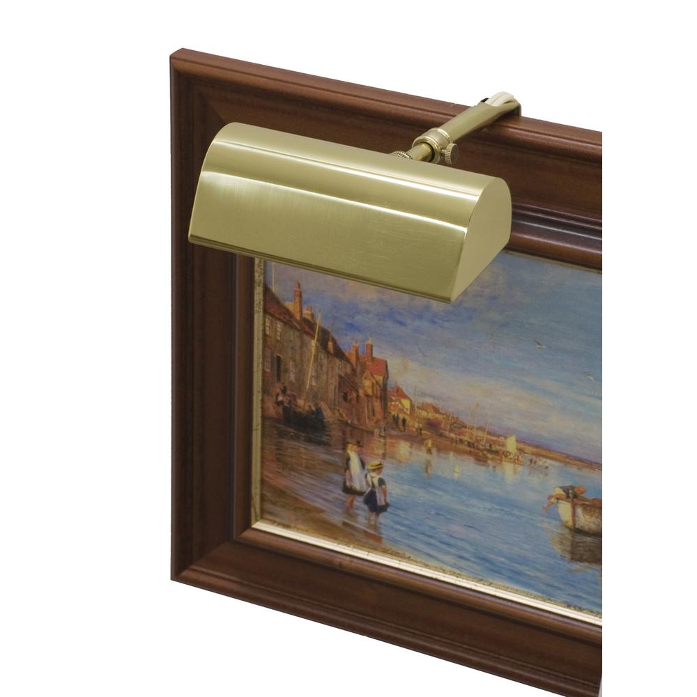 Traditional 5" Polished Brass Plug-In Picture Lights