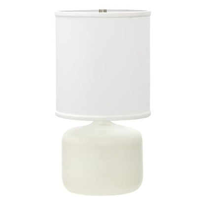 Scatchard 19.5" Stoneware Table Lamps in White Gloss