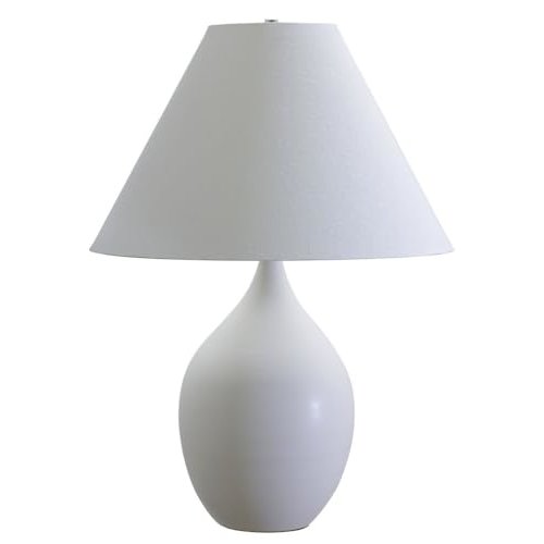 Scatchard 28" Stoneware Table Lamps in Green Matte