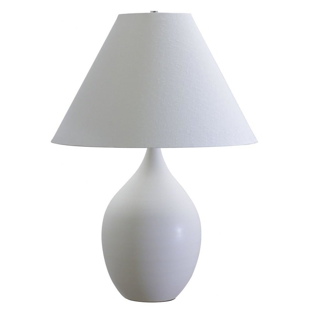 Scatchard 28" Stoneware Table Lamps in Green Matte