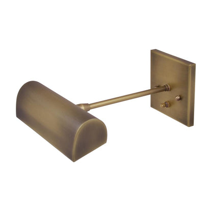 Traditional 8" Antique Brass Plug-In Picture Lights