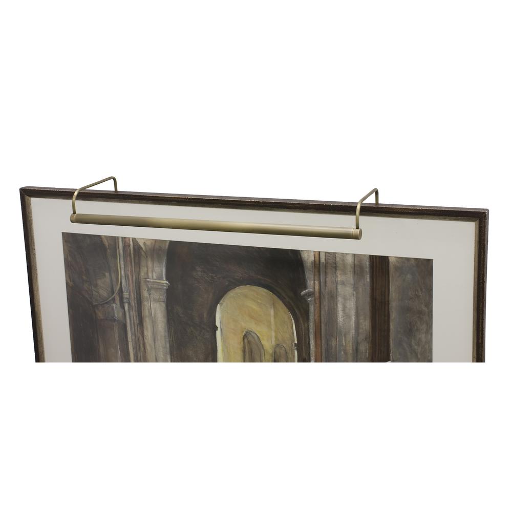 Slim-Line 30" Antique Brass Plug-In Picture Lights