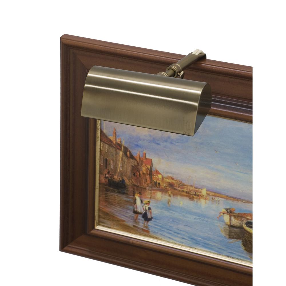 Traditional 4" Statuary Bronze Plug-In Picture Lights