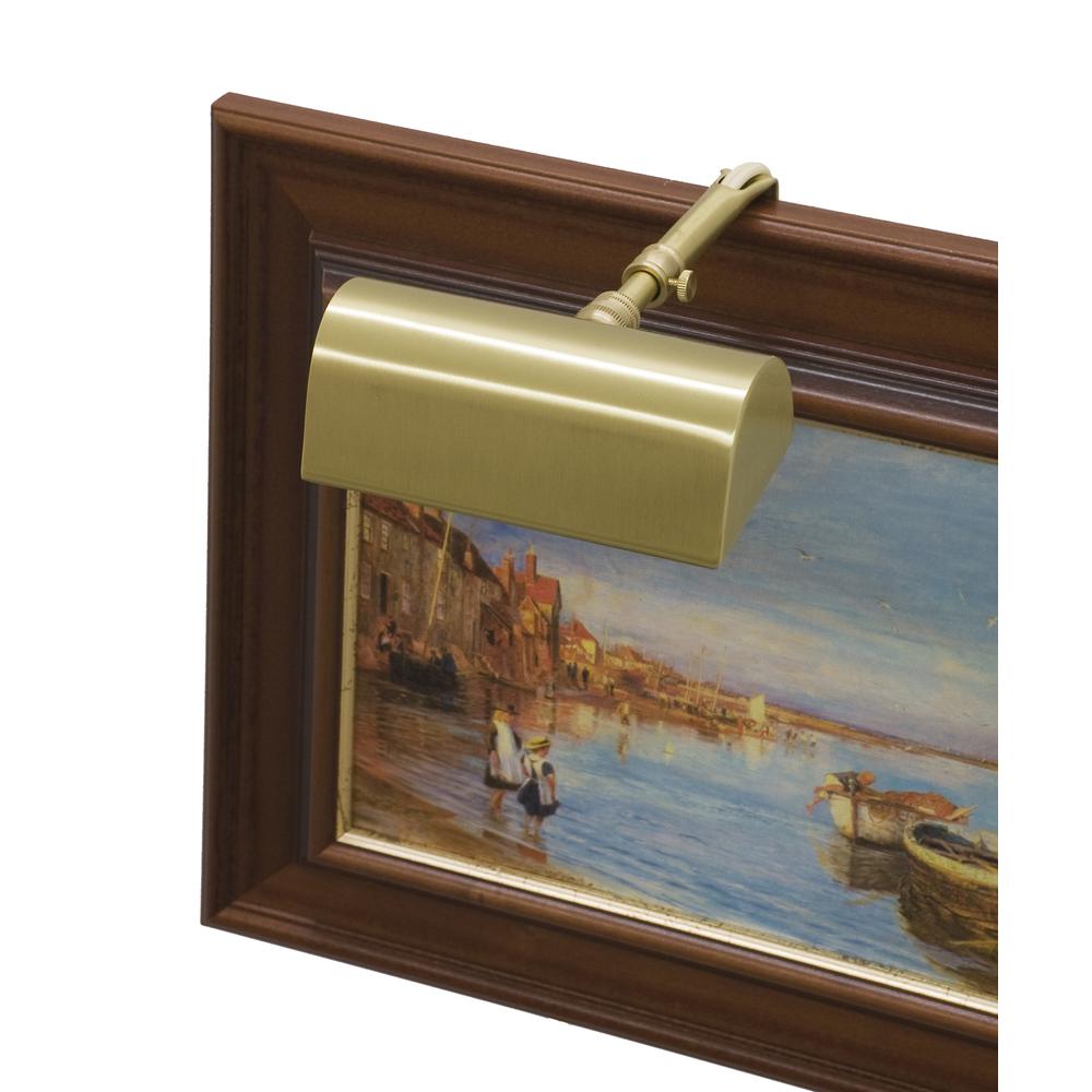 Traditional 5" Satin Brass Plug-In Picture Lights