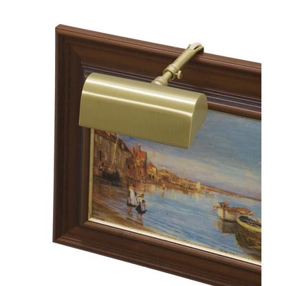 Traditional 5" Satin Brass Plug-In Picture Lights