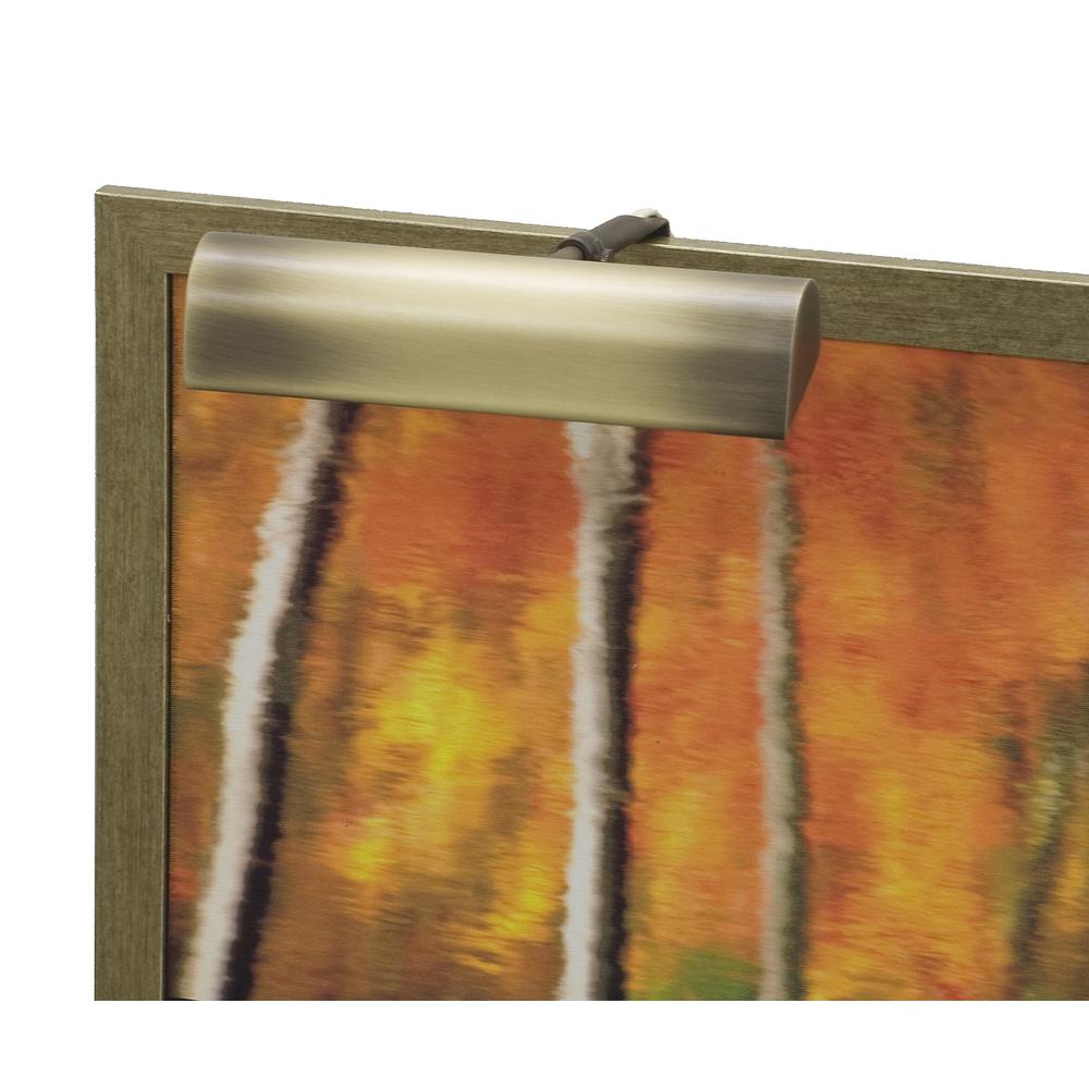 Traditional 9" Antique Brass Plug-In Picture Lights