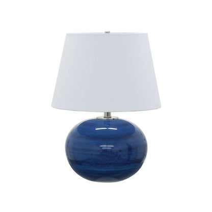 Scatchard 22" Stoneware Table Lamps in Cornflower Blue