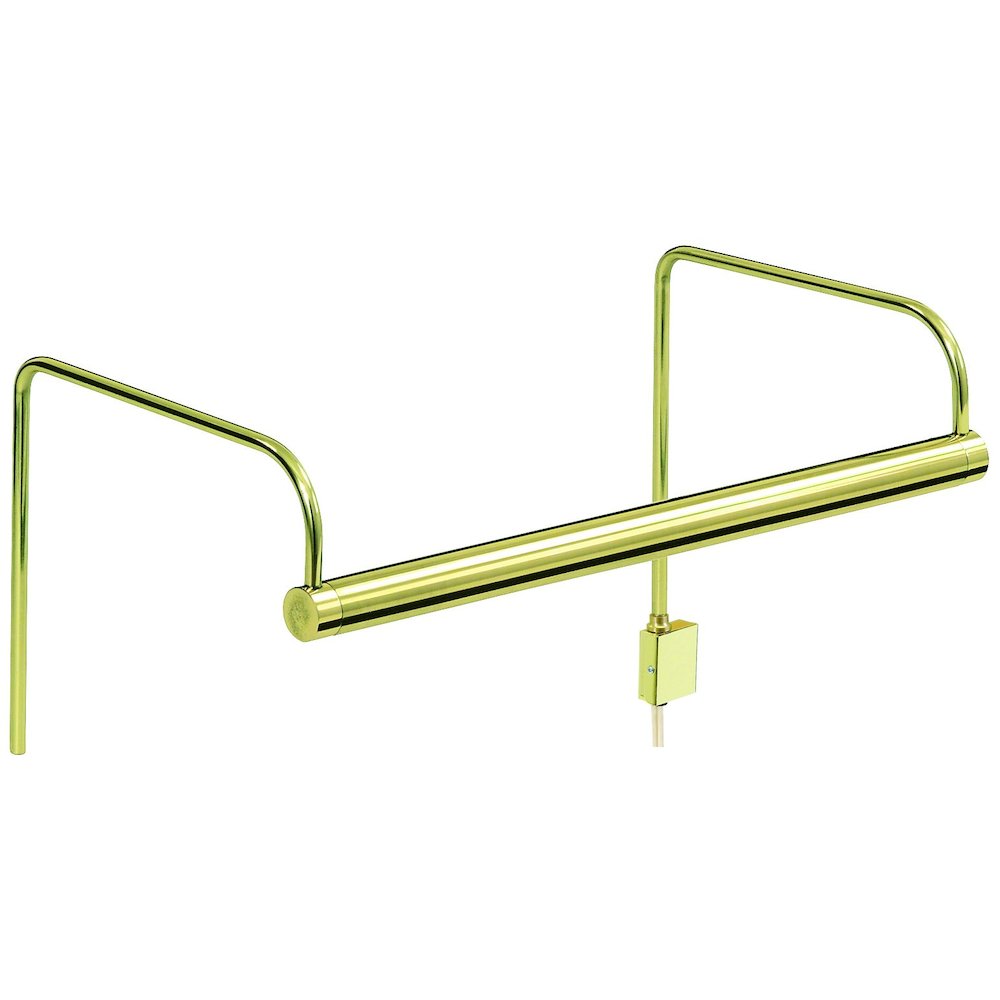 Slim-Line 6" Weathered Brass Plug-In Picture Lights