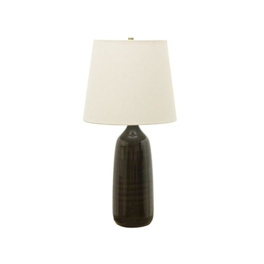Scatchard 31" Stoneware Table Lamps in Blue Gloss