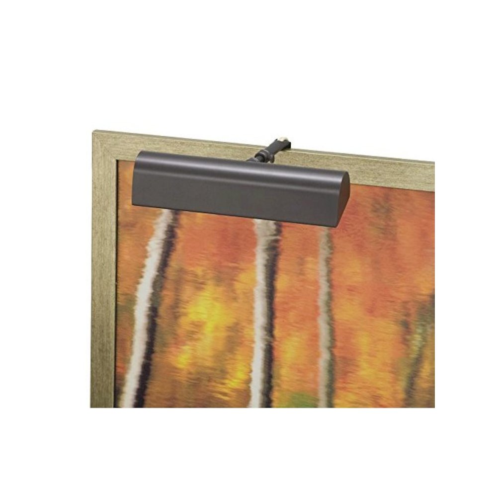 Traditional 9" Mahogany Bronze CA Compliant Plug-In Picture Lights