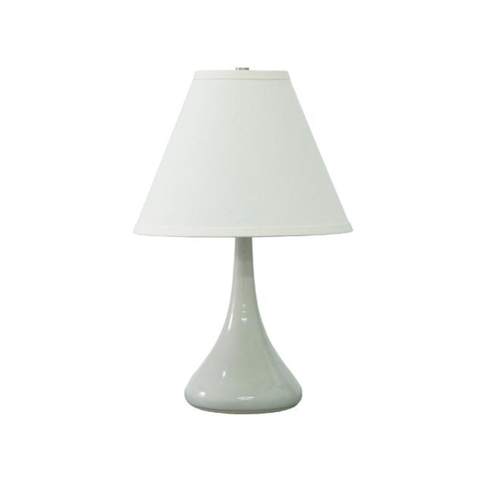 Scatchard 19" Stoneware Table Lamps in Gray Gloss