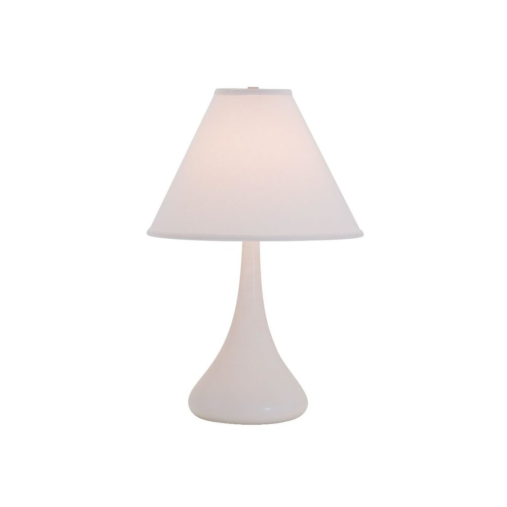 Scatchard 23" Stoneware Table Lamps in Gray Gloss