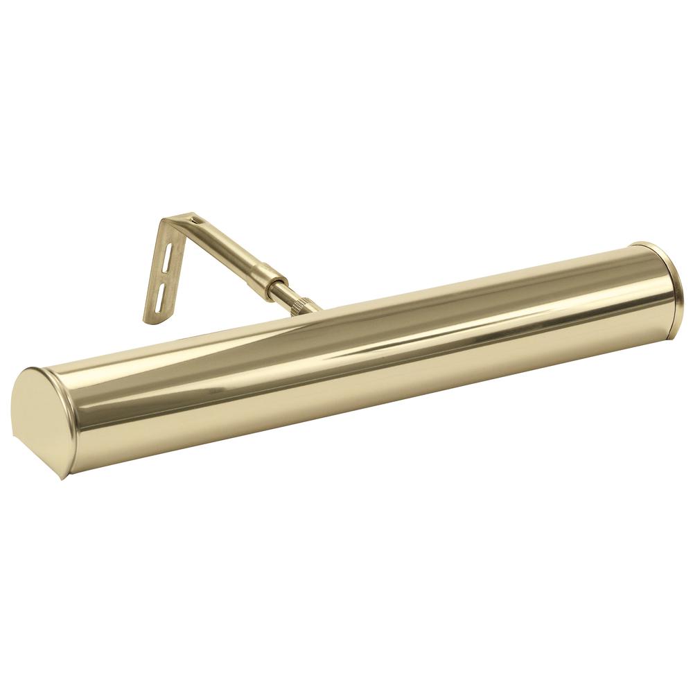 Advent 14" Polished Brass Plug-In Picture Lights