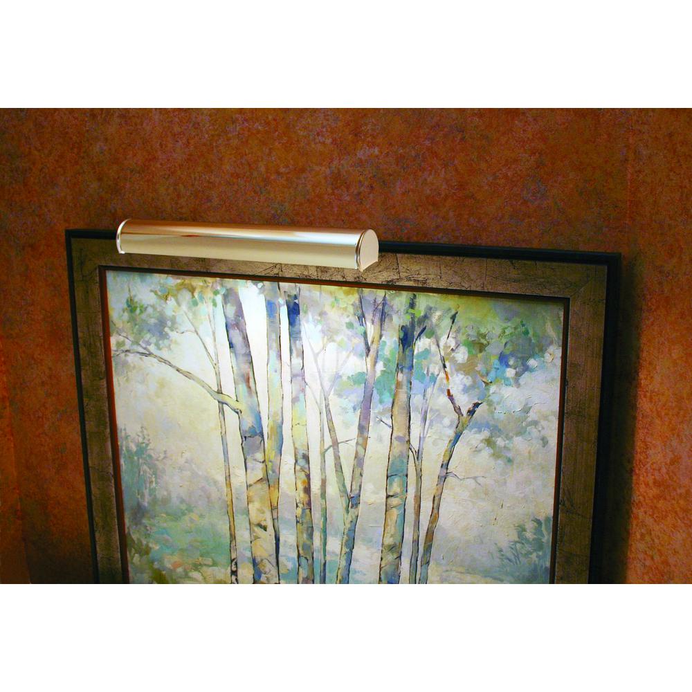 Advent 14" Polished Brass Plug-In Picture Lights