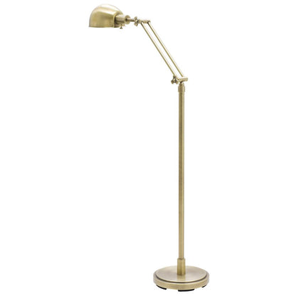 Addison Adjustable Antique Brass Pharmacy Floor