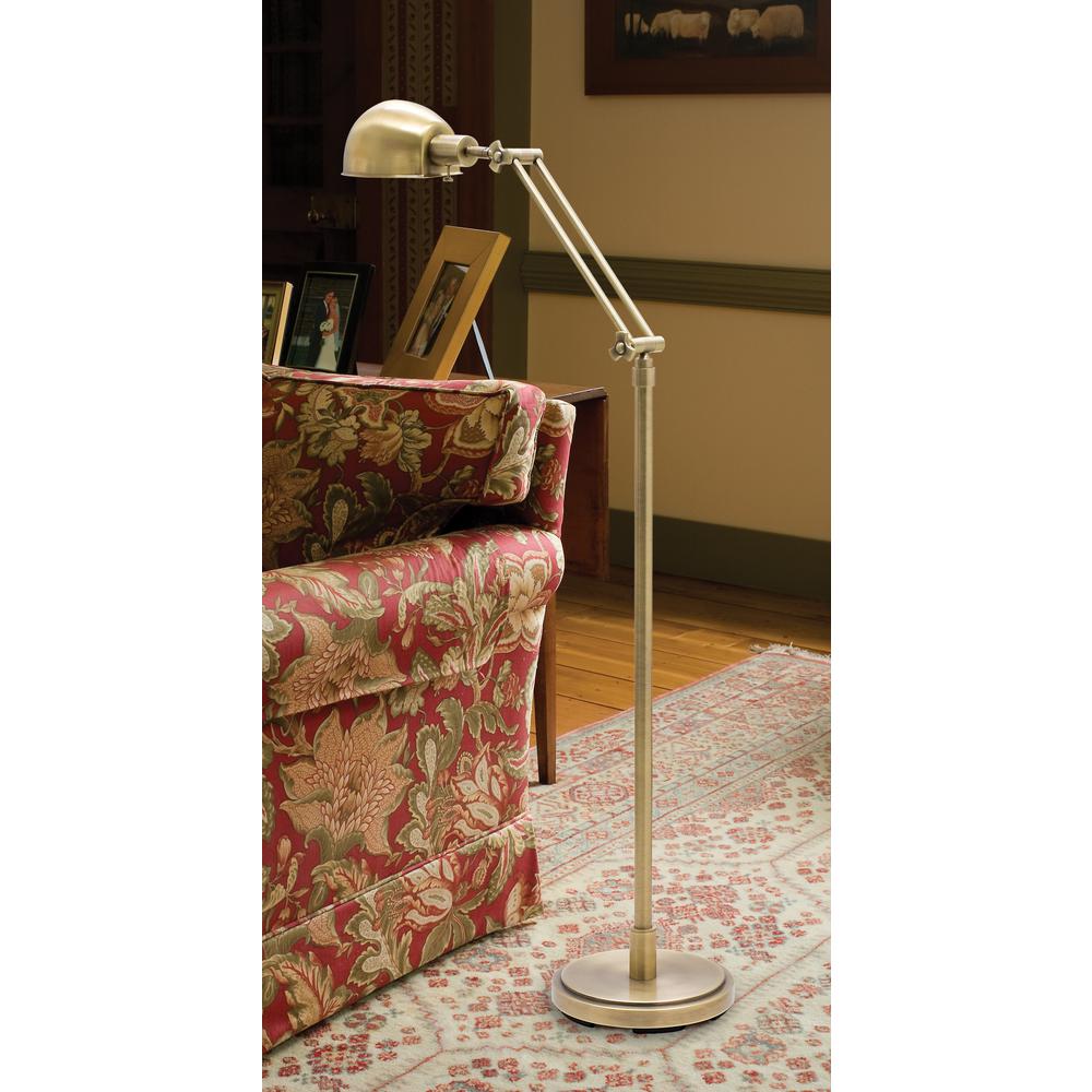 Addison Adjustable Antique Brass Pharmacy Floor
