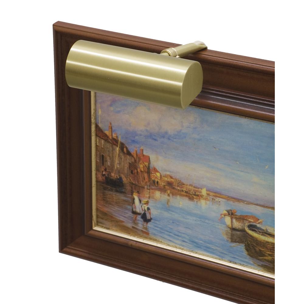 Contemporary 5" Satin Brass Plug-In Picture Lights