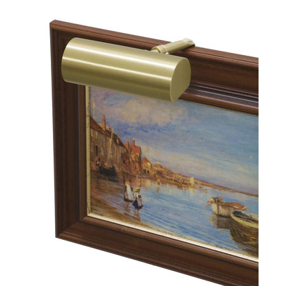 Contemporary 5" Satin Brass Plug-In Picture Lights