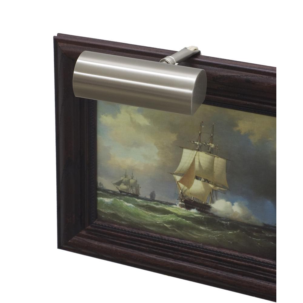 Contemporary 5" Satin Nickel Plug-In Picture Lights