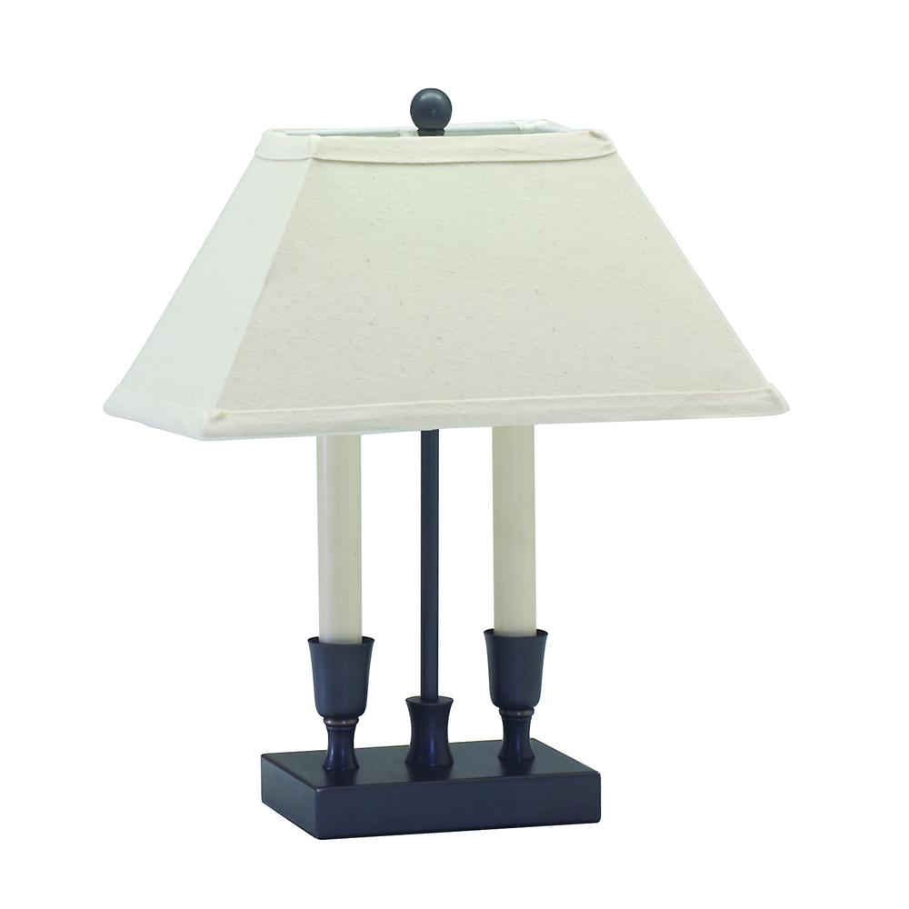 Coach 15" Oil Rubbed Bronze Table Lamps